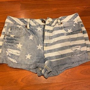 American Flag Shorts